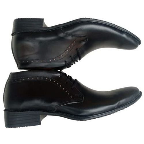 Men Black Ethiopian Leather Official Boots