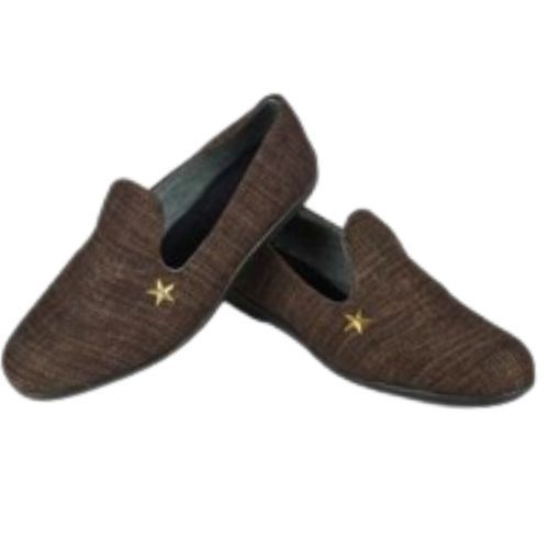 Fashion Elegant Men's Gold Star Ankara Loafer
