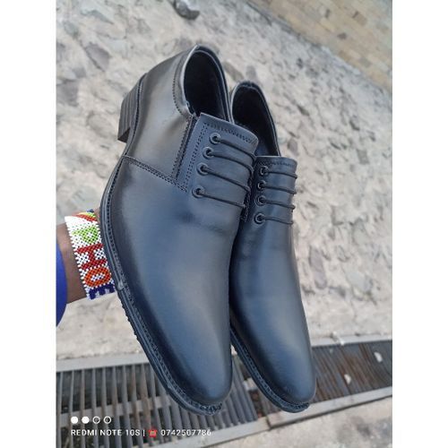 Elegant Ethiopian Leather Official Shoes + FREE POLISH