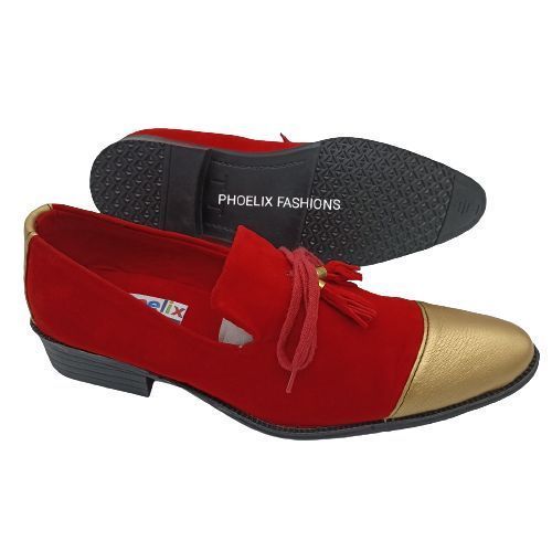 Elegant Designer Ankara Casual / Wedding Shoes + FREE PAIR OF SOCKS