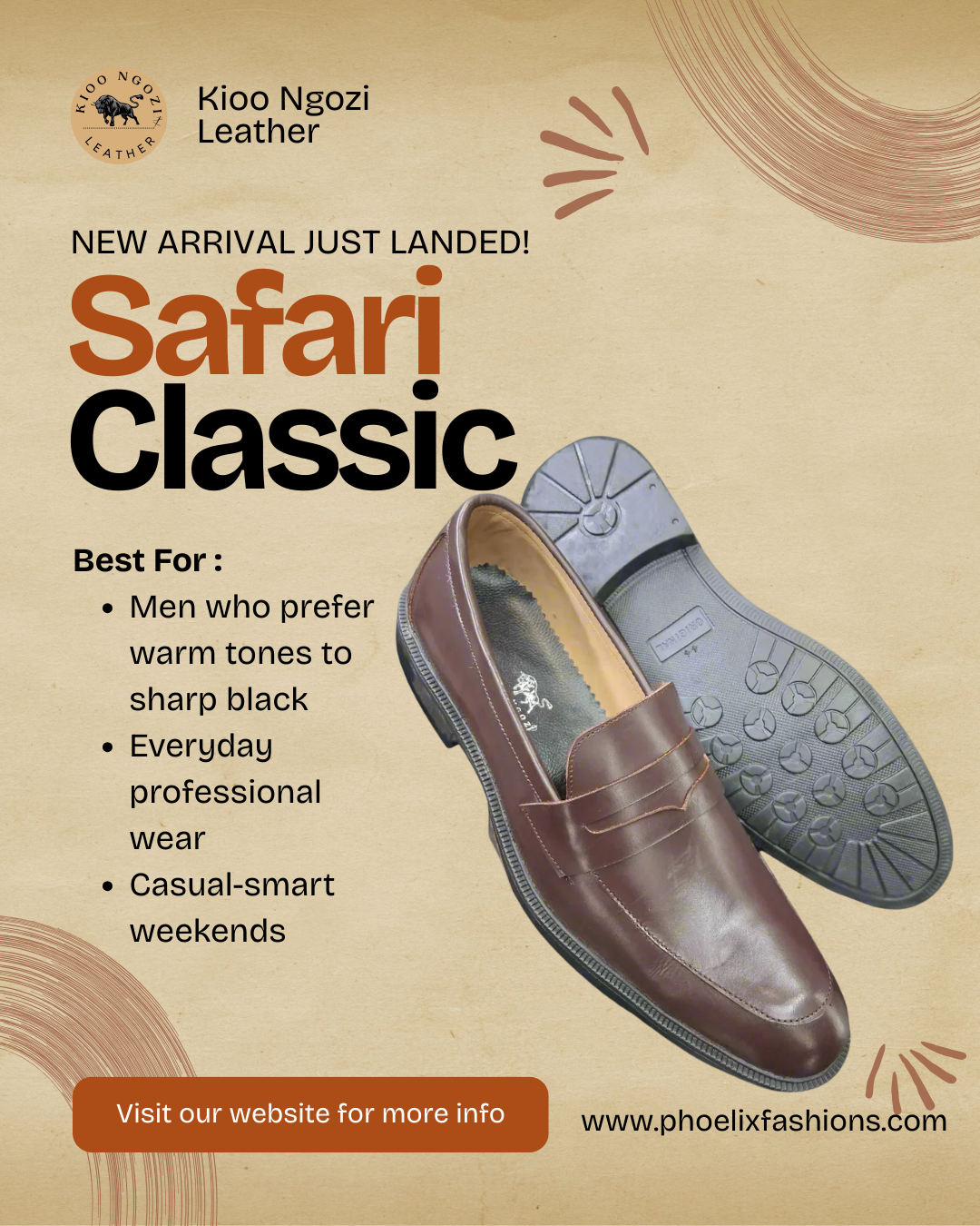 Safari Classic – Timeless Loafers of Heritage.