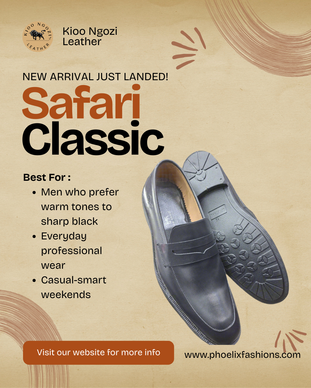 Safari Classic – Timeless Loafers of Heritage.