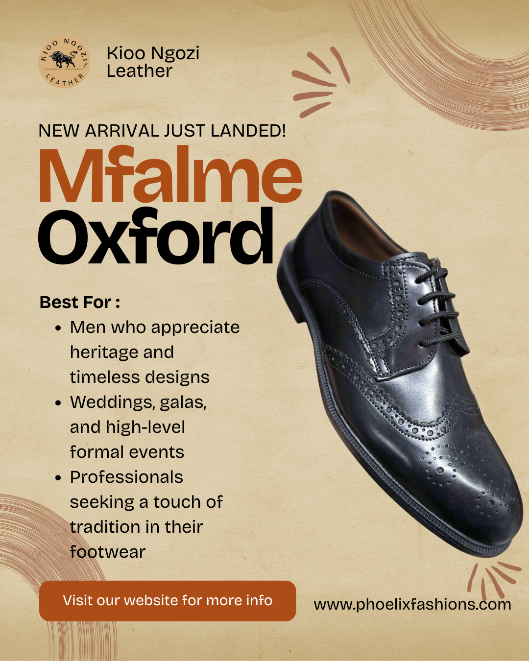 Mfalme Oxford – Crafted for a Legacy of Honor.