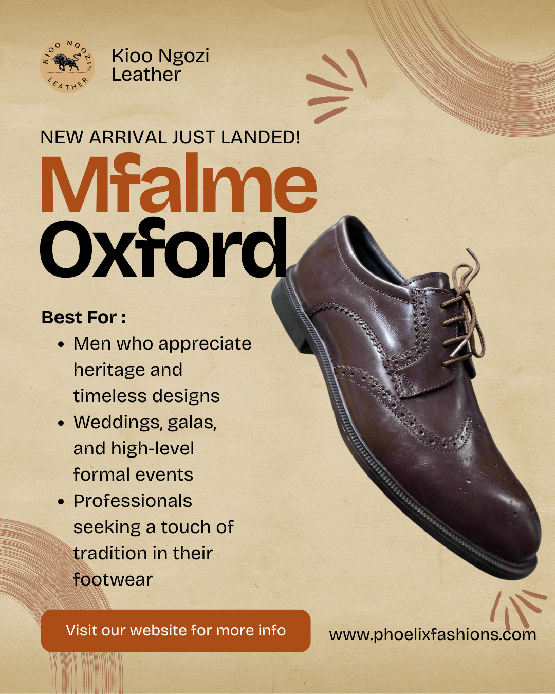 Mfalme Oxford – Crafted for a Legacy of Honor.