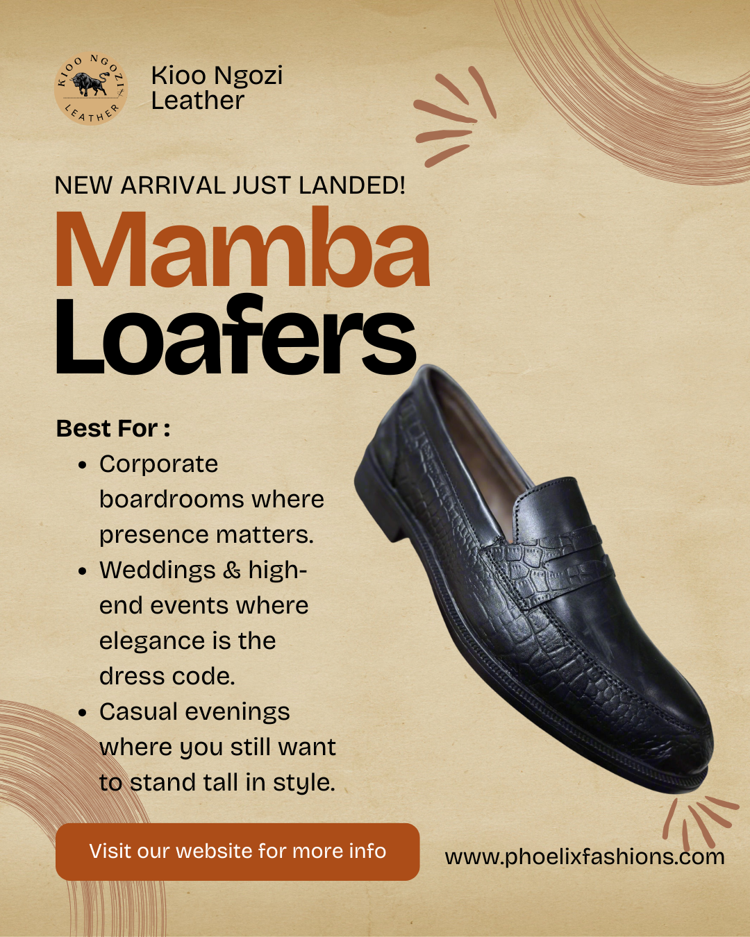Mamba Loafers – Shoes of Silent Power