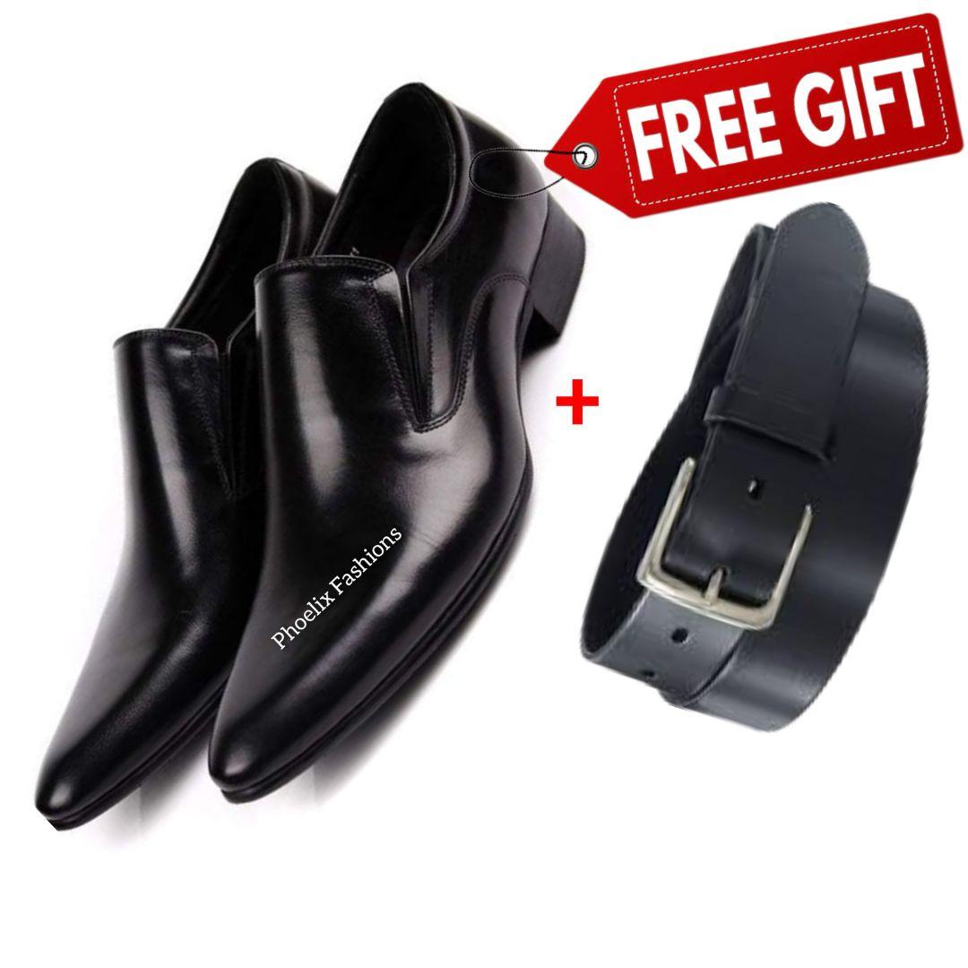 Luxurious & Elegant Unisex Leather Shoes + FREE LEATHER BELT