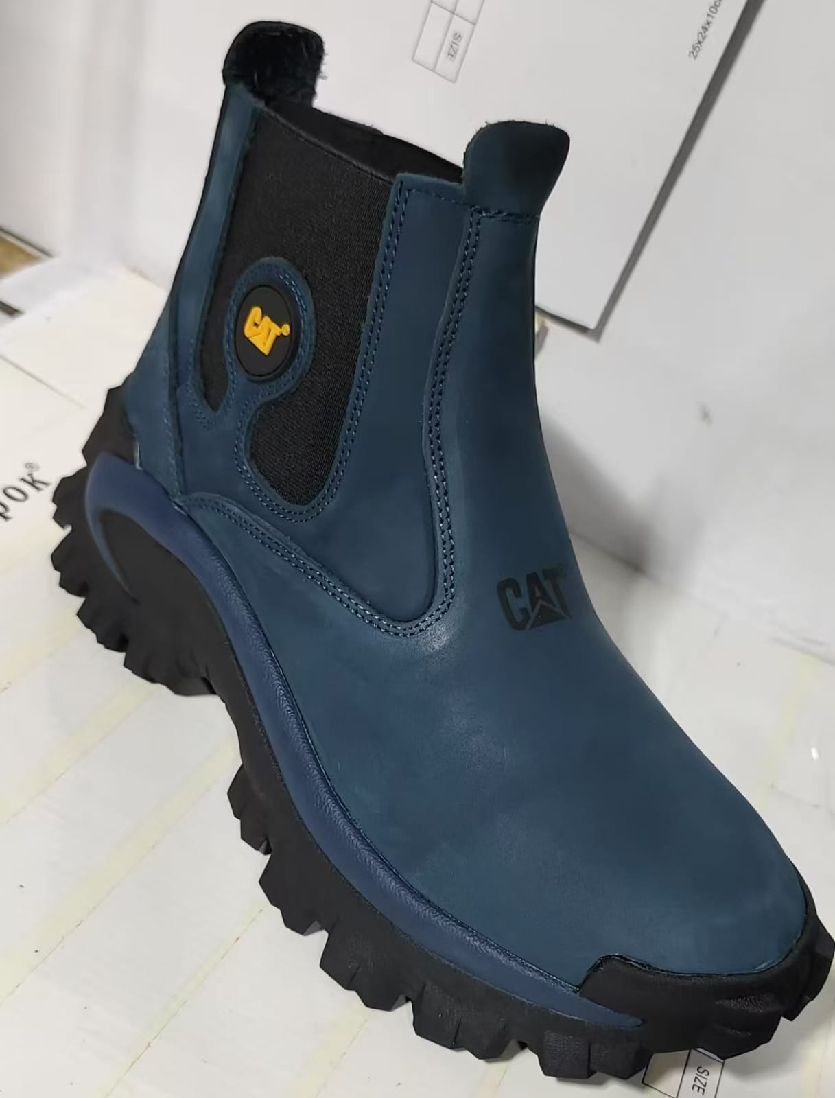 CAT Compact Steel Toe Logger Boots - Honey