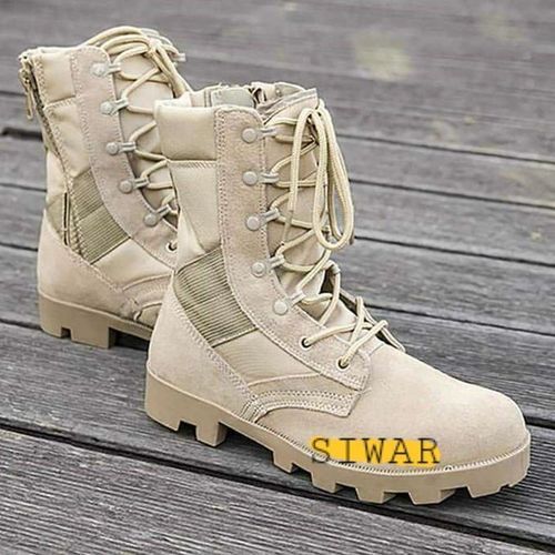 High-top Desert Leather Men's Boots