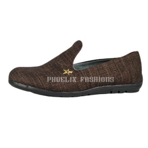 Fashion Elegant Men's Gold Star Ankara Loafer