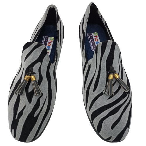 Elegant Unisex AFRICAN Ankara Loafers + FREE PAIR OF SOCKS.