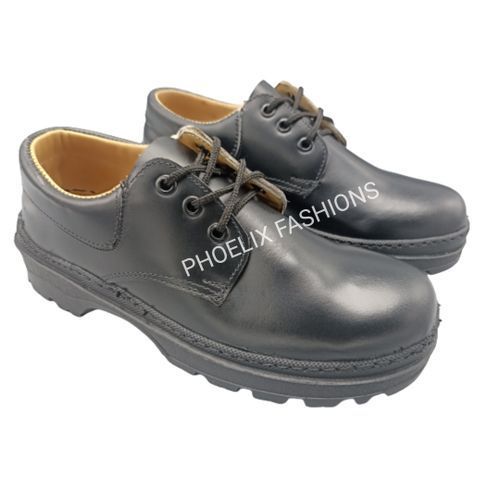 STITCHED/THREADED READY TO WEAR BACK TOSCHOOL GENUINE PURE LEATHER SHOES.