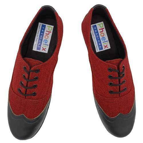 MAROON/BLACK - Elegant Unisex AFRICAN Ankara Loafers/NATURAL RUBBER SOLE SHOES.