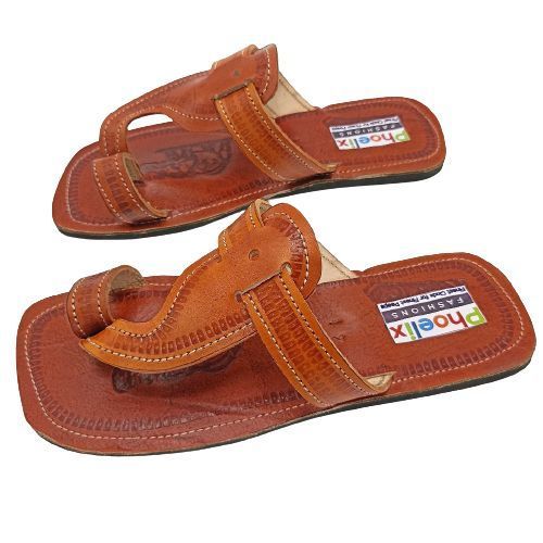 Men Opens Pure Leather African Slip-On Sandals