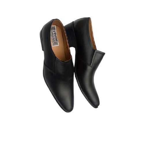 BLACK ELEGANT ETHIOPIAN LEATHER OFFICIAL SHOES.