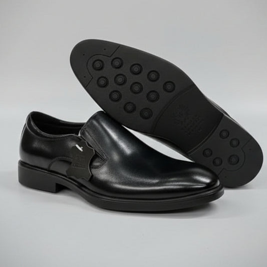 Franco Bannatti Pure Leather Executive Slip-On Loafers – Black & Brown