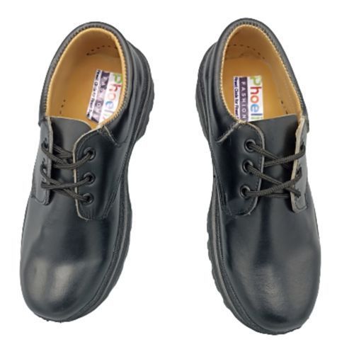 STITCHED/THREADED READY TO WEAR BACK TOSCHOOL GENUINE PURE LEATHER SHOES.
