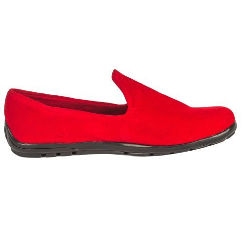 Red Ankara Valentine's African Loafer