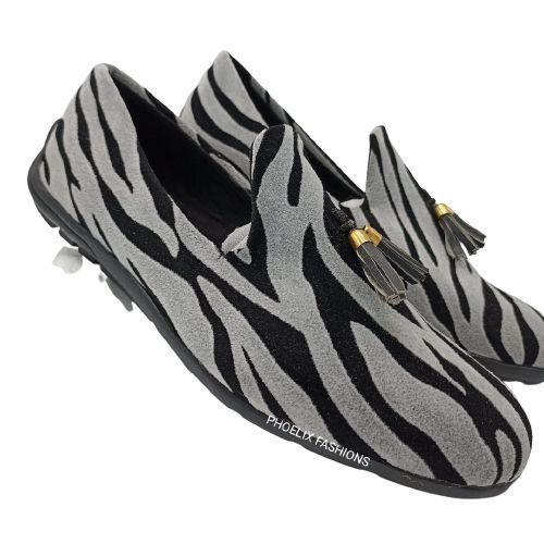 Elegant Unisex AFRICAN Ankara Loafers + FREE PAIR OF SOCKS.