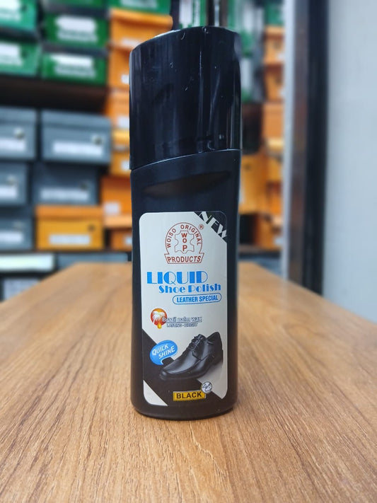 Liquid Shoe Polish with Brazil Palm Wax (Black, Brown & Neutral)