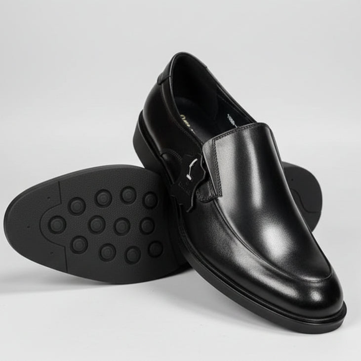 Franco Bannatti Pure Leather Smooth Loafers – Black / Brown / Tan