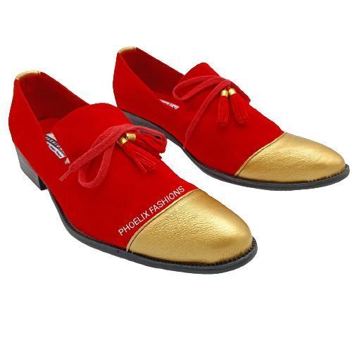 Elegant Designer Ankara Casual / Wedding Shoes + FREE PAIR OF INVISIBLE  SOCKS