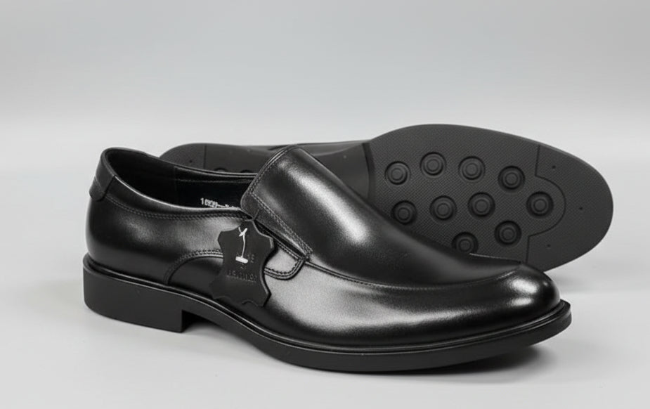 Franco Bannatti Pure Leather Smooth Loafers – Black / Brown / Tan