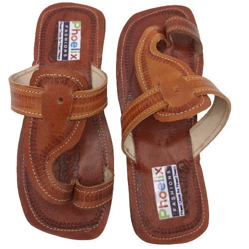 Men Opens Pure Leather African Slip-On Sandals