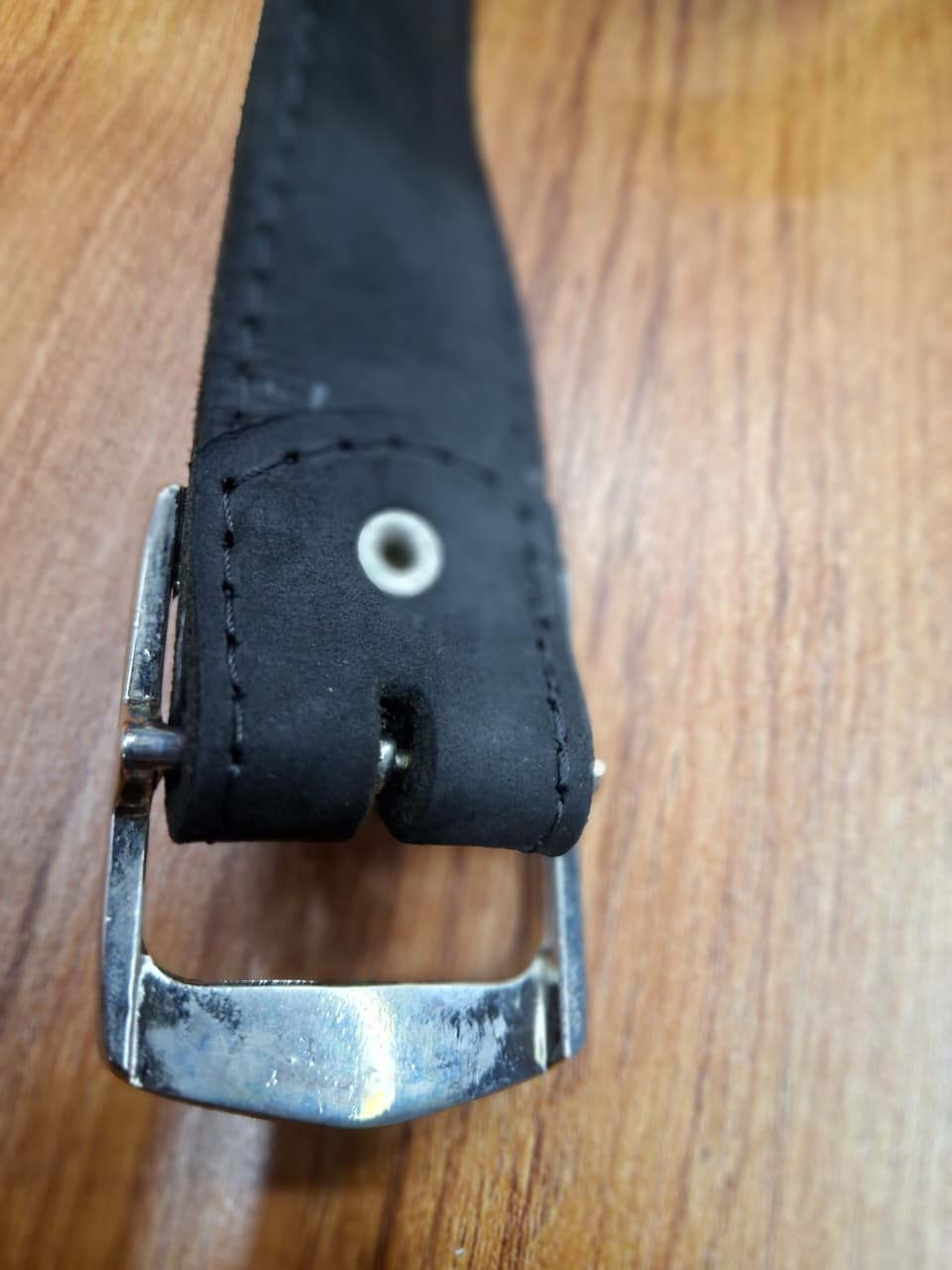 Kioo Ngozi Full-Grain Leather Jeans Belt — Obsidian Edge Edition (1.25' Wide)