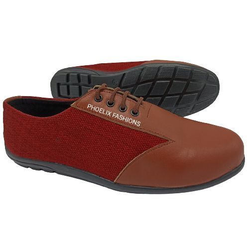 MAROON/BROWN - Elegant Unisex AFRICAN Ankara Loafers/NATURAL RUBBER SOLE SHOES.