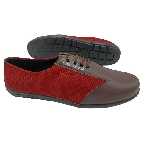 MAROON/COFEE Elegant Unisex AFRICAN Ankara Loafers/NATURAL RUBBER SOLE SHOES.