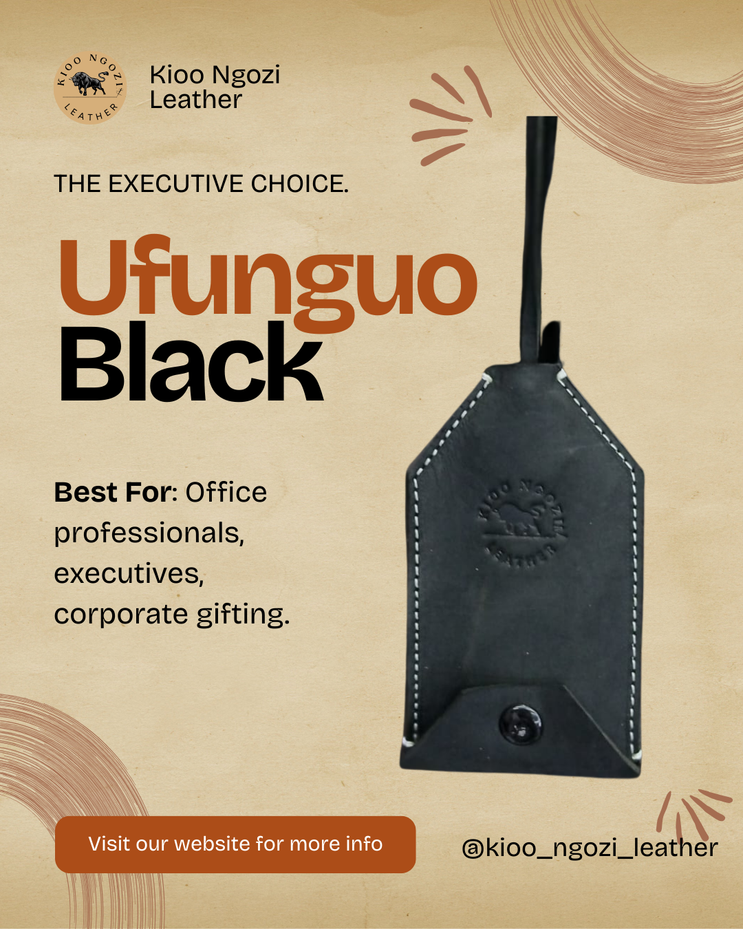 Ufunguo – Leather Key Wallet