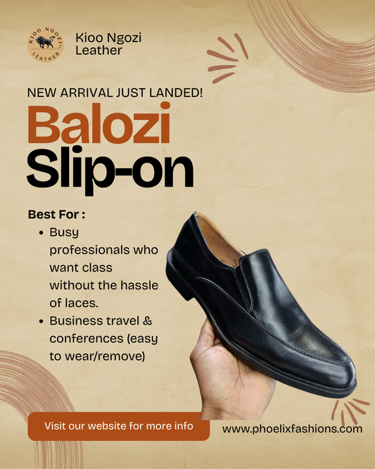 Balozi Slip-On – With respect, even simplicity looks sharp.