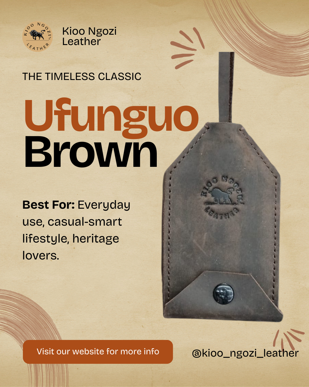 Ufunguo – Leather Key Wallet