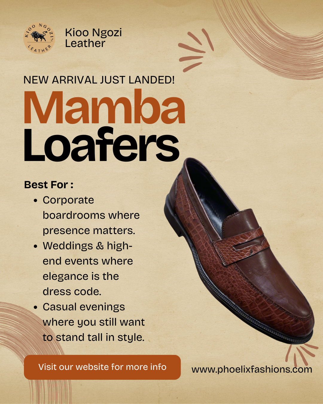 Mamba Loafers – Shoes of Silent Power