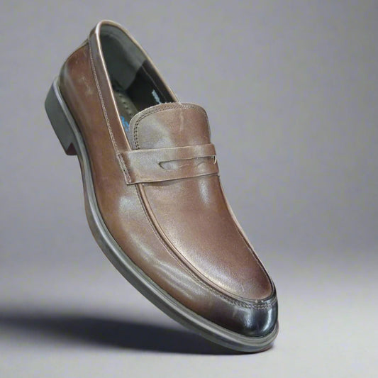 Pure Leather Franco Benetti  Slip On Penny Loafer Official Shoes