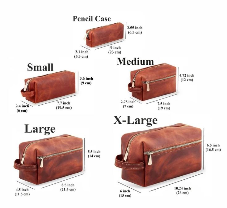 Kiongozi Dopp Kit – Full Grain Leather Toiletry Bag for Men (Black, Brown, Tan)
