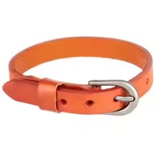Handcrafted Full Grain Leather Buckle Bracelet – Adjustable Unisex Fashion Accessory (Black, Brown, and Tan Options)