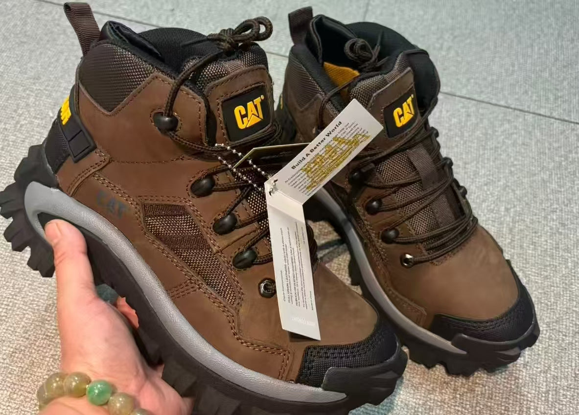 CAT Fulton Steel Toe Industrial Boots - Black